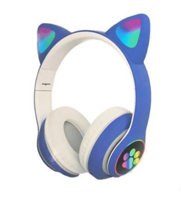 AURICULAR VINCHA BLUETOOTH CAT23M CON OREJITAS RGB - Imagen 2