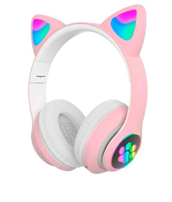 AURICULAR VINCHA BLUETOOTH CAT23M CON OREJITAS RGB
