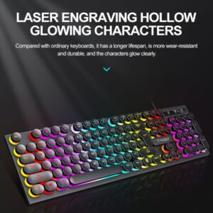 Teclado Gamer Retroiluminado T-Wolf T80