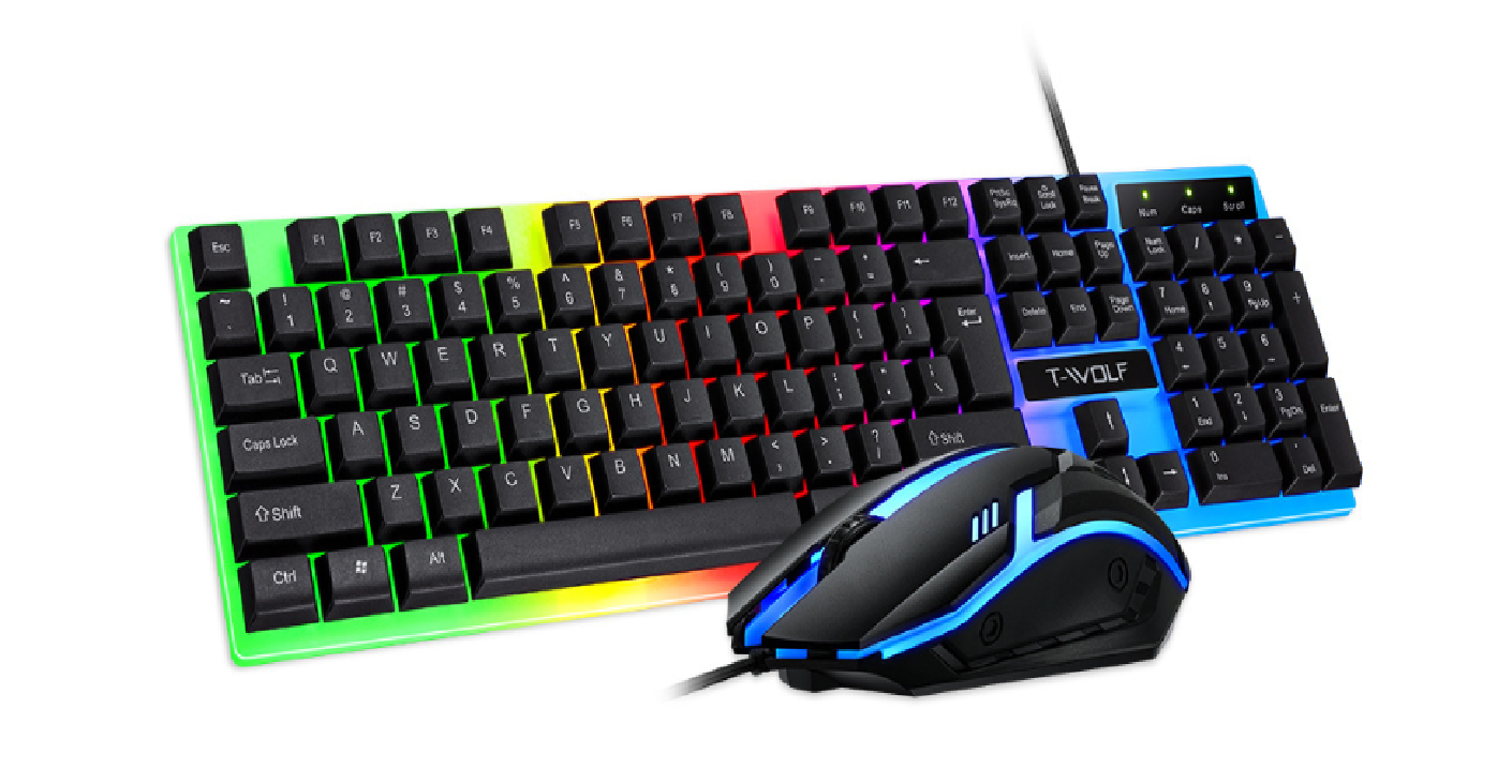 Teclado y Mouse Retroiluminados T-Wolf TF230 - Imagen 2